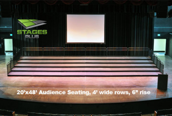 audience riser rental